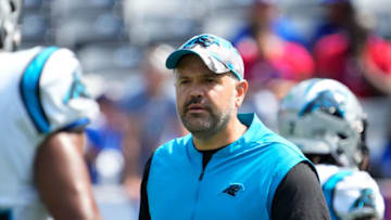 Carolina Panthers head coach Matt Rhule looks on (Robert Deutsch-USA TODAY Sports)