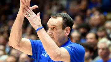 Duke basketball head coach Mike Krzyzewski (Rob Kinnan-USA TODAY Sports)
