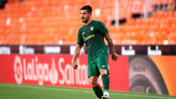 Yuri Berchiche of Athletic Bilbao. (Photo by Alex Caparros/Getty Images)
