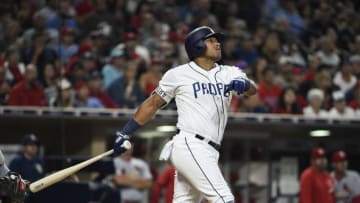 SAN DIEGO, CA - SEPTEMBER 6: Yangervis Solarte