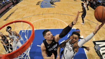 Brooklyn Nets D'Angelo Russell. Mandatory Copyright Notice: Copyright 2019 NBAE (Photo by Fernando Medina/NBAE via Getty Images)