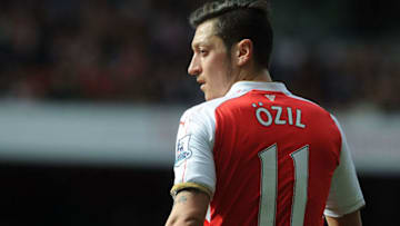LONDON, ENGLAND - APRIL 02: mesut Ozil of Arsenal during the Barclays Premier League match between Arsenal and Watford at Emirates Stadium on April 2nd, 2016 in London, England (Photo by David Price/Arsenal FC via Getty Images)