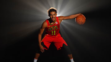 Trae Young #11 of the Atlanta Hawks (Photo by Jesse D. Garrabrant/NBAE via Getty Images)