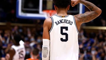 Duke basketball power forward Paolo Banchero (Photo by Lance King/Getty Images)