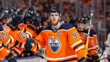 Connor McDavid #97, Edmonton Oilers (Photo by Codie McLachlan/Getty Images)