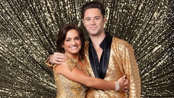 DANCING WITH THE STARS - ÒDancing with the StarsÓ is waltzing its way into its upcoming season, and the new celebrity cast is adding some glitzy bling to their wardrobe, breaking in their dancing shoes and readying themselves for their first dance on the ballroom floor, as the season kicks off MONDAY, SEPT. 24 (8:00-10:00 p.m. EDT), on The ABC Television Network. (ABC/Craig Sjodin)MARY LOU RETTON, SASHA FARBER