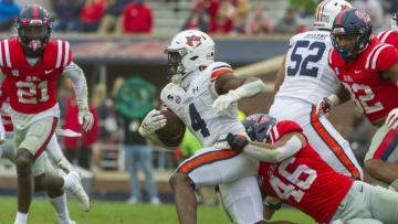 Auburn football RB Tank Bigsby vs. Ole Miss Mandatory Credit: Justin Ford-USA TODAY Sports