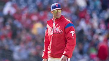 Kapler is eyeing his bullpen because his veteran relievers are beginning to return from the DL. Photo by Mitchell Leff/Getty Images.