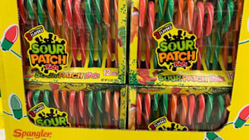Photo: Sour Patch Kids Flavored Candy Canes.. Photo by Kimberley Spinney