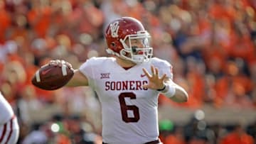 STILLWATER, OK - NOVEMBER 04: Quarterback Baker Mayfield