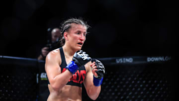Sam Hughes at LFA 81 (Photo by Amy Kaplan/FanSided)