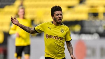 Jadon Sancho reportedly wants to leave Borussia Dortmund this summer (Photo by MARTIN MEISSNER/POOL/AFP via Getty Images)