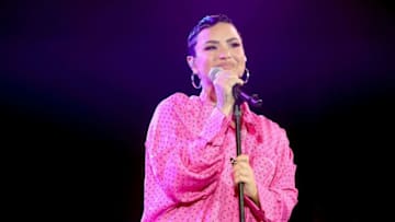 BEVERLY HILLS, CALIFORNIA - MARCH 22: Demi Lovato performs onstage during the OBB Premiere Event for YouTube Originals Docuseries "Demi Lovato: Dancing With The Devil" at The Beverly Hilton on March 22, 2021 in Beverly Hills, California. (Photo by Rich Fury/Getty Images for OBB Media)
