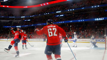 Connor McMichael, Washington Capitals Mandatory Credit: Geoff Burke-USA TODAY Sports