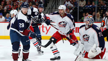 DENVER, CO - OCTOBER 24: Nathan MacKinnon