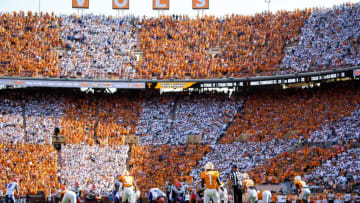 Checker Neyland during TennesseeÕs football game against Florida in Neyland Stadium in Knoxville, Tenn., on Saturday, Sept. 24, 2022.RANK 1 Kns Ut Florida Football Bp