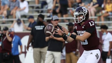 Haynes King, Texas A&M Football (Photo by Bob Levey/Getty Images)