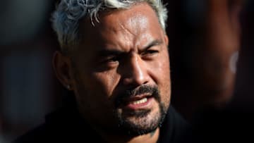 AUCKLAND, NEW ZEALAND - JUNE 07: Heavyweight fighters Mark Hunt of New Zealand and Derrick Lewis of the United States receive a traditional welcome from the Ngti Whtua tribe ahead of their fight at the Orakei Marae on June 7, 2017 in Auckland, New Zealand. (Photo by Josh Hedges/Zuffa LLC/Zuffa LLC via Getty Images)