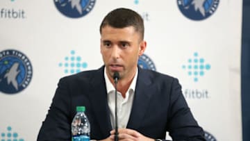 ST. PAUL, MN - JULY 18: Head Coach Ryan Saunders of the Minnesota Timberwolves. Copyright 2019 NBAE (Photo by David Sherman/NBAE via Getty Images)