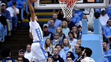 CHAPEL HILL, NC - FEBRUARY 03: Cameron Johnson
