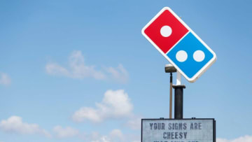 Dominos in Marshfield along Spur Drive is one of the many business taking part in a sign war in the city.Tmarshfield Signs00017
