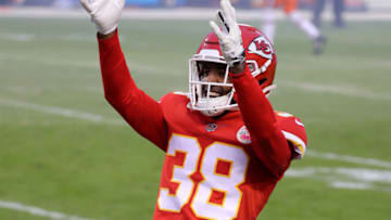 Cornerback L'Jarius Sneed #38 of the Kansas City Chiefs (Photo by Jamie Squire/Getty Images)
