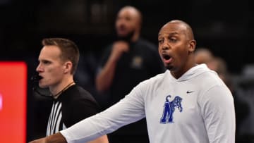 Jan 21, 2021; Memphis, Tennessee, USA; Memphis Tigers head coach Penny Hardaway during the second half against the Wichita State Shockers at FedExForum. Mandatory Credit: Justin Ford-USA TODAY Sports