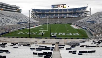Nov 2, 2013; University Park, PA, USA; A general view of Beaver Stadium prior to the game between the Illinois Fighting Illini and the Penn State Nittany Lions. Mandatory Credit: Matthew O