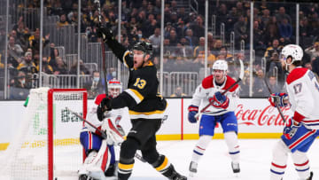 Charlie Coyle #13, Boston Bruins, Montreal Canadiens Mandatory Credit: Paul Rutherford-USA TODAY Sports