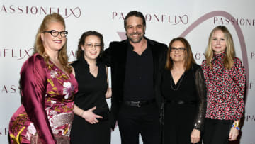 CULVER CITY, CALIFORNIA - FEBRUARY 12: Kristen Ashley, Chris L. McKenna, Megan Dodds, and guests attend Passionflix's "The Will" Los Angeles Premiere on February 12, 2020 in Culver City, California. (Photo by Araya Diaz/Getty Images for PASSIONFLIX)