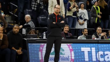 MINNEAPOLIS, MN - JANUARY 19: Head coach Nick Nurse of the Toronto Raptors (Photo by David Berding/Getty Images)