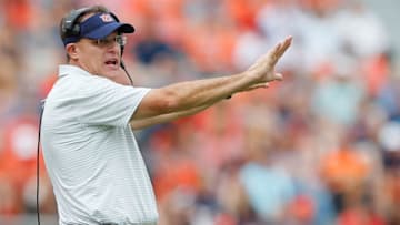 Gus Malzahn has some positions to watch closely this fall. (Photo by Kevin C. Cox/Getty Images)