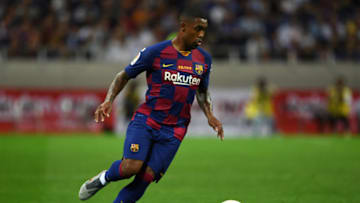 SAITAMA, JAPAN - JULY 23: Malcom of Barcelona in action during the preseason friendly match between Barcelona and Chelsea at the Saitama Stadium on July 23, 2019 in Saitama, Japan. (Photo by Etsuo Hara/Getty Images)