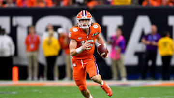 2021 NFL Draft prospect Trevor Lawrence #16 of the Clemson Tigers (Photo by Alika Jenner/Getty Images)