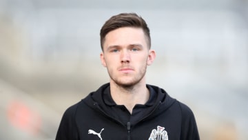 NEWCASTLE UPON TYNE, ENGLAND - FEBRUARY 23: Freddie Woodman of Newcastle United arrives at the stadium prior to the Premier League match between Newcastle United and Huddersfield Town at St. James Park on February 23, 2019 in Newcastle upon Tyne, United Kingdom. (Photo by Ian MacNicol/Getty Images)