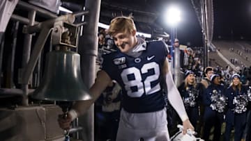 Zack Kuntz #82 of the Penn State Nittany Lions (Photo by Scott Taetsch/Getty Images)