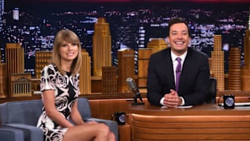 NEW YORK, NY - AUGUST 13: Taylor Swift visits "The Tonight Show Starring Jimmy Fallon" at Rockefeller Center on August 13, 2014 in New York City. (Photo by Theo Wargo/NBC/Getty Images for "The Tonight Show Starring Jimmy Fallon")