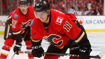 CALGARY, AB - APRIL 17: Mikael Backlund