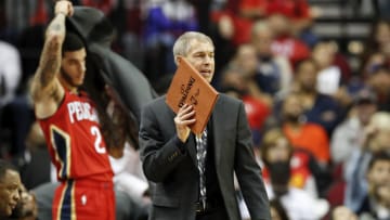 Assistant head coach Jeff Bzdelik of the New Orleans Pelicans (Photo by Tim Warner/Getty Images)