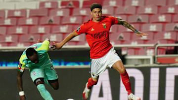 Bayern Munich is reportedly interested in signing Benfica striker Darwin Nunez. (Photo by Gualter Fatia/Getty Images)