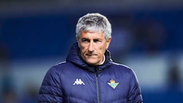 Head coach Quique Setien(Photo by Juan Manuel Serrano Arce/Getty Images)