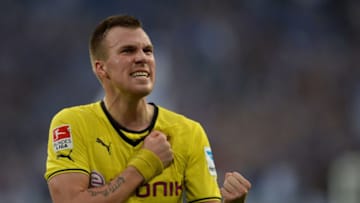 Kevin Grosskreutz loved playing for Borussia Dortmund against Schalke (Photo credit should read PATRIK STOLLARZ/AFP via Getty Images)