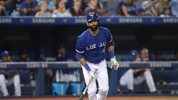 TORONTO, ON - SEPTEMBER 21: Jose Bautista (Photo by Tom Szczerbowski/Getty Images)