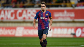 LEON, SPAIN - OCTOBER 31: Denis Suarez of FC Barcelona in action during the Spanish Copa del Rey match between Cultural Leonesa and FC Barcelona at Estadio Reino de Leon on October 31, 2018 in Leon, Spain. (Photo by Octavio Passos/Getty Images)