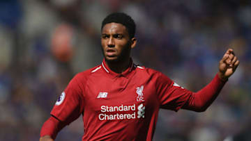 LEICESTER, ENGLAND - SEPTEMBER 01: Joe Gomez of Liverpool during the Premier League match between Leicester City and Liverpool FC at The King Power Stadium on September 1, 2018 in Leicester, United Kingdom. (Photo by Shaun Botterill/Getty Images)