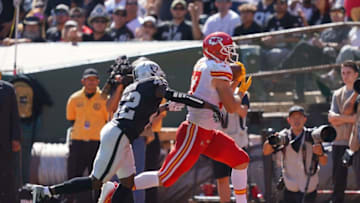 Travis Kelce #87 of the Kansas City Chiefs (Photo by Thearon W. Henderson/Getty Images)