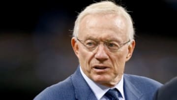 Nov 10, 2013; New Orleans, LA, USA; Dallas Cowboys owner Jerry Jones prior to a game against the New Orleans Saints at Mercedes-Benz Superdome. Mandatory Credit: Derick E. Hingle-USA TODAY Sports