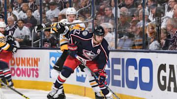 COLUMBUS, OH - APRIL 16: Brandon Dubinsky