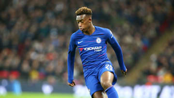 London, England - January 08, 2019Chelsea's Callum Hudson-Odoiduring during Carabao Cup Semi- Final 1st Leg between Tottenham Hotspur and Chelsea at Wembley stadium , London, England on 08 Jan 2019 (Photo by Action Foto Sport/NurPhoto via Getty Images)