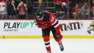 New Jersey Devils center Jack Hughes (86): (Ed Mulholland-USA TODAY Sports)